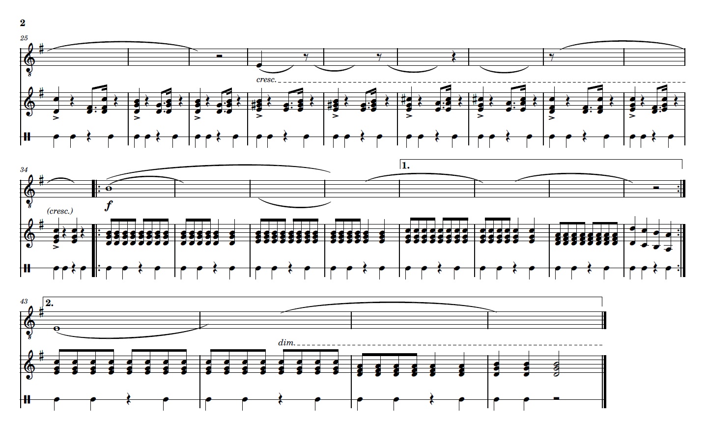 Crocodile Rock accompaniment part 2 Crocodile Rock accompaniment part 2