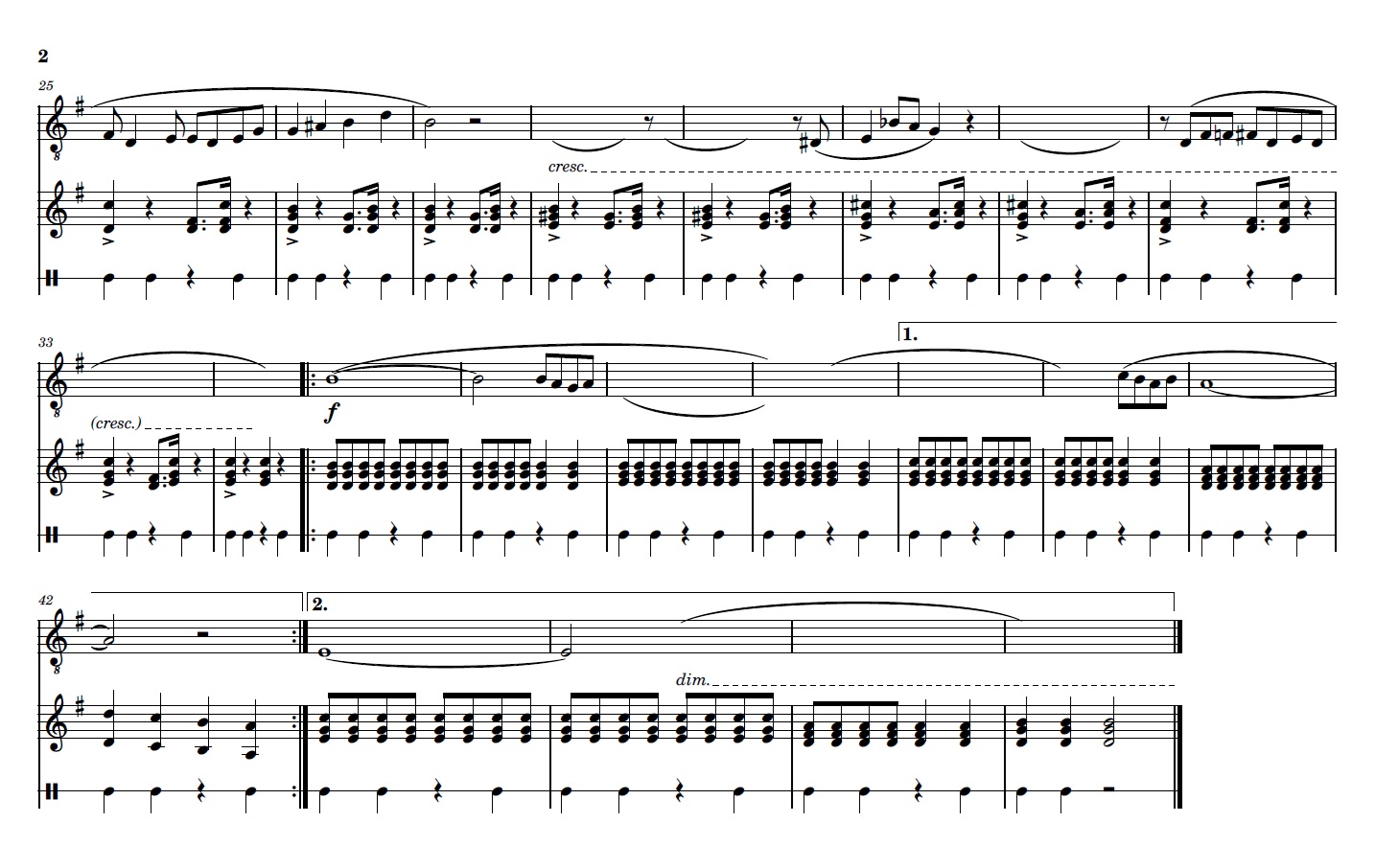 Crocodile Rock Score part 2 Crocodile Rock Score part 2