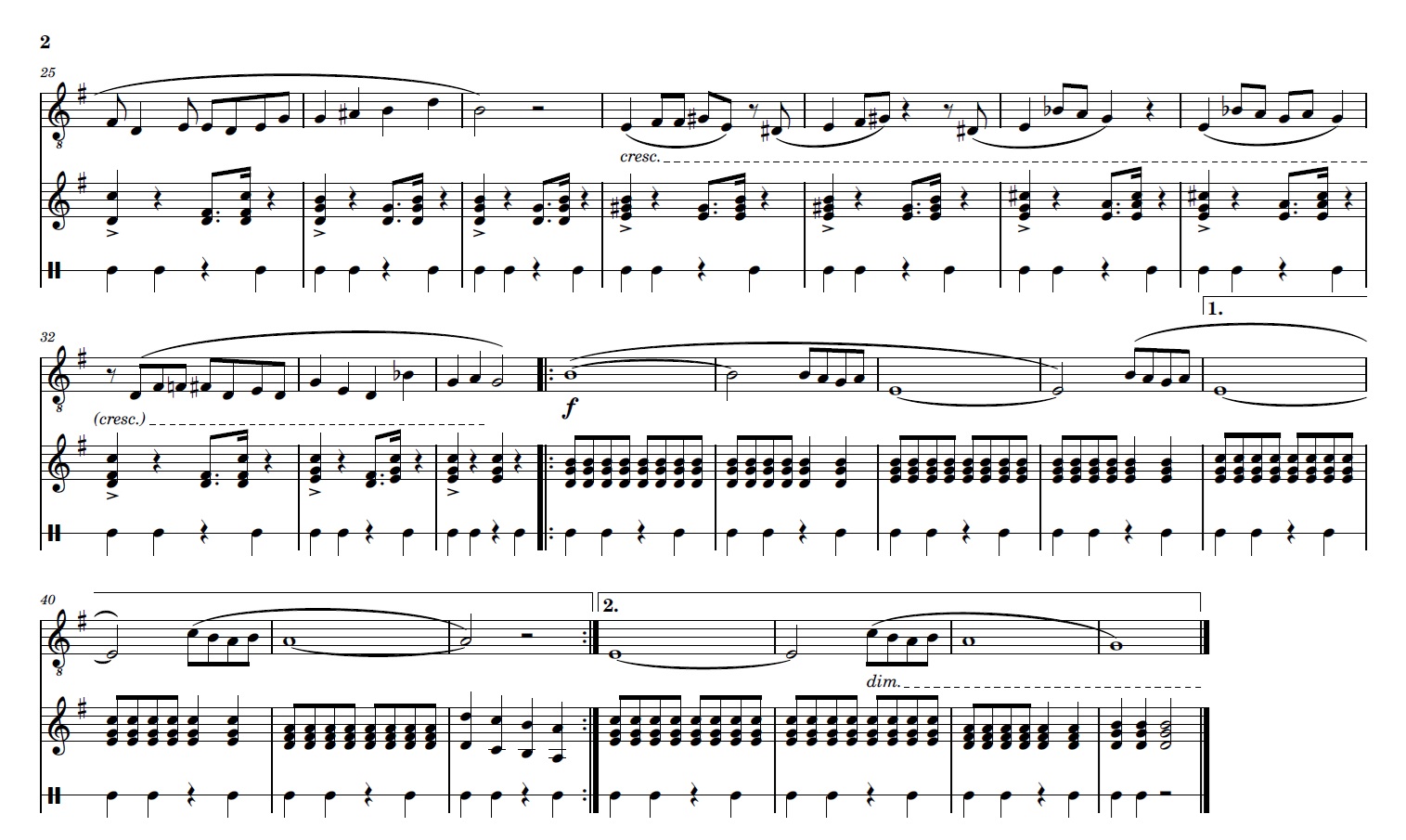 Crocodile Rock score 2 Crocodile Rock score 2