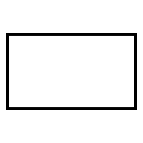 Rectángulo de borde negro.