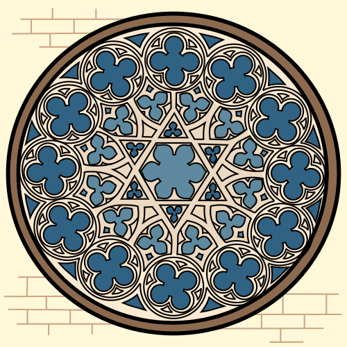 Pictograma de Arasaac: Rosetón