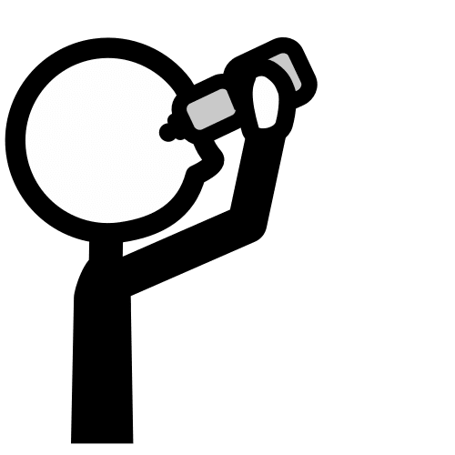 Personaje mirando por unos prismáticos