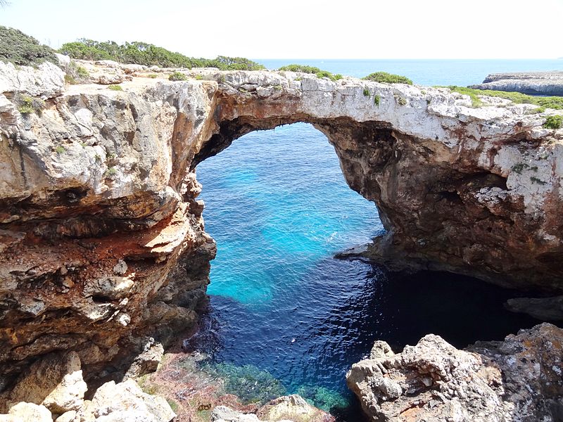 Forma de erosión mariña