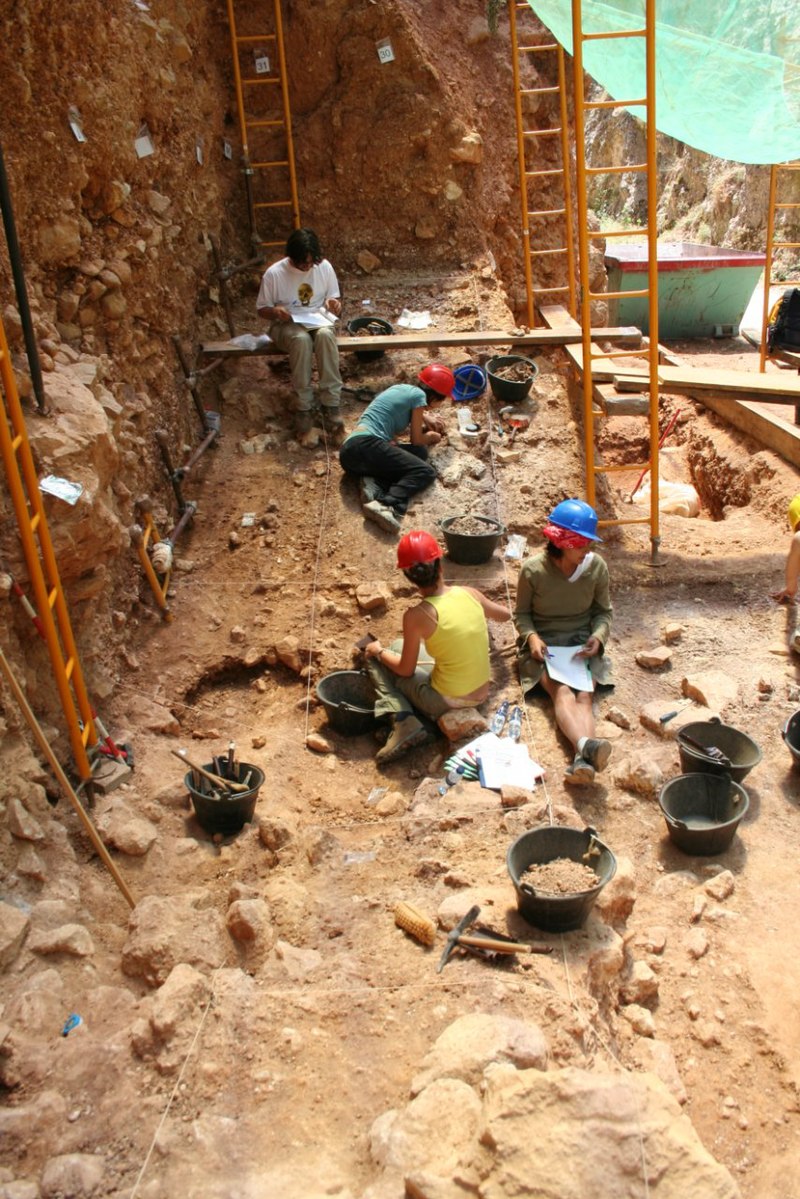 Escavacións en Atapuerca