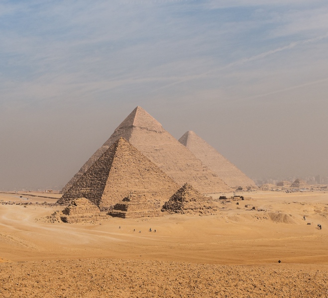 As pirámides de Giza