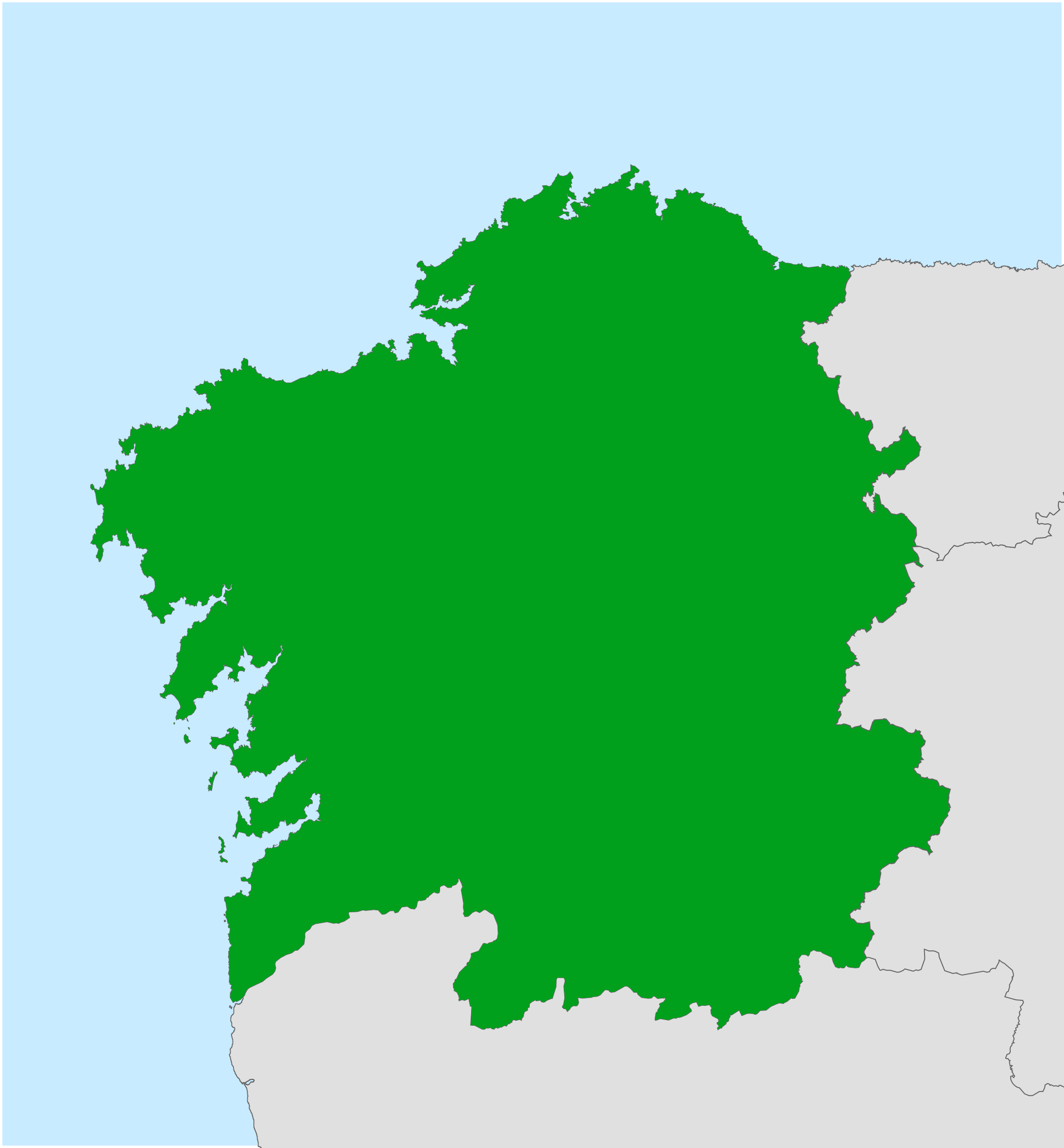 Mapa de Galicia