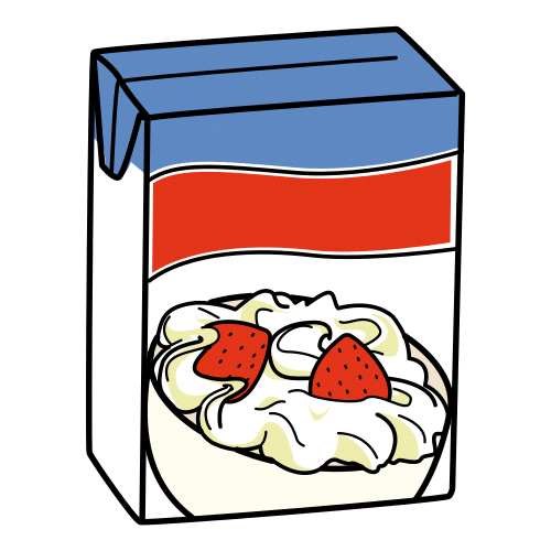 Pictograma de Arasaac: nata líquida