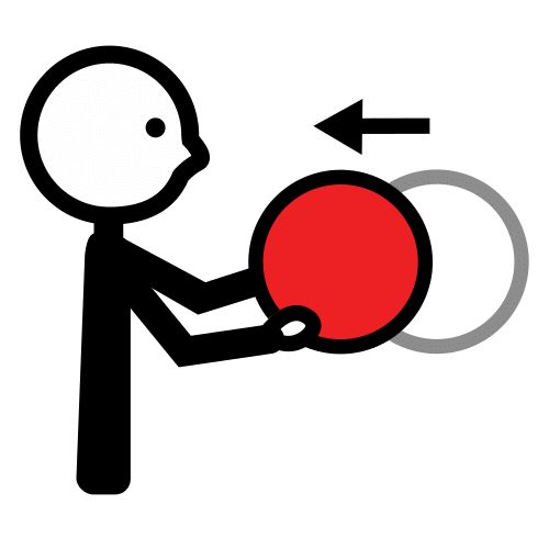 Pictograma de Arasaac: coger