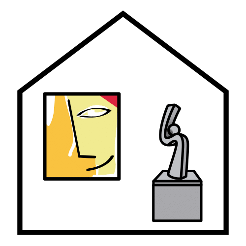 Pictograma de ARASAAC: Museo