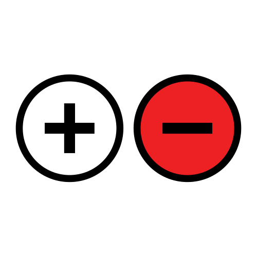 Pictograma de Arasaac: negativo