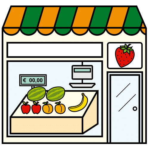 Pictograma de Arasaac: frutería
