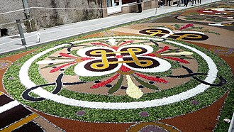 Alfombra floral