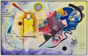 Cuadro de Kandinsky - Jaune Rouge Bleu