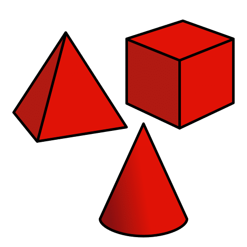 Pictograma de Arasaac: cuerpos geométricos