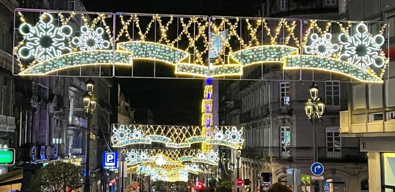 Guirnalda de luces de Navidad