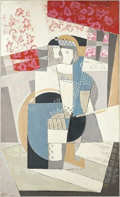 Cuadro Enfant au cerceau - Maria Blanchard