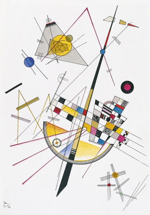 Cuadro Vassily Kandinsky, 1923 - Delicate Tension