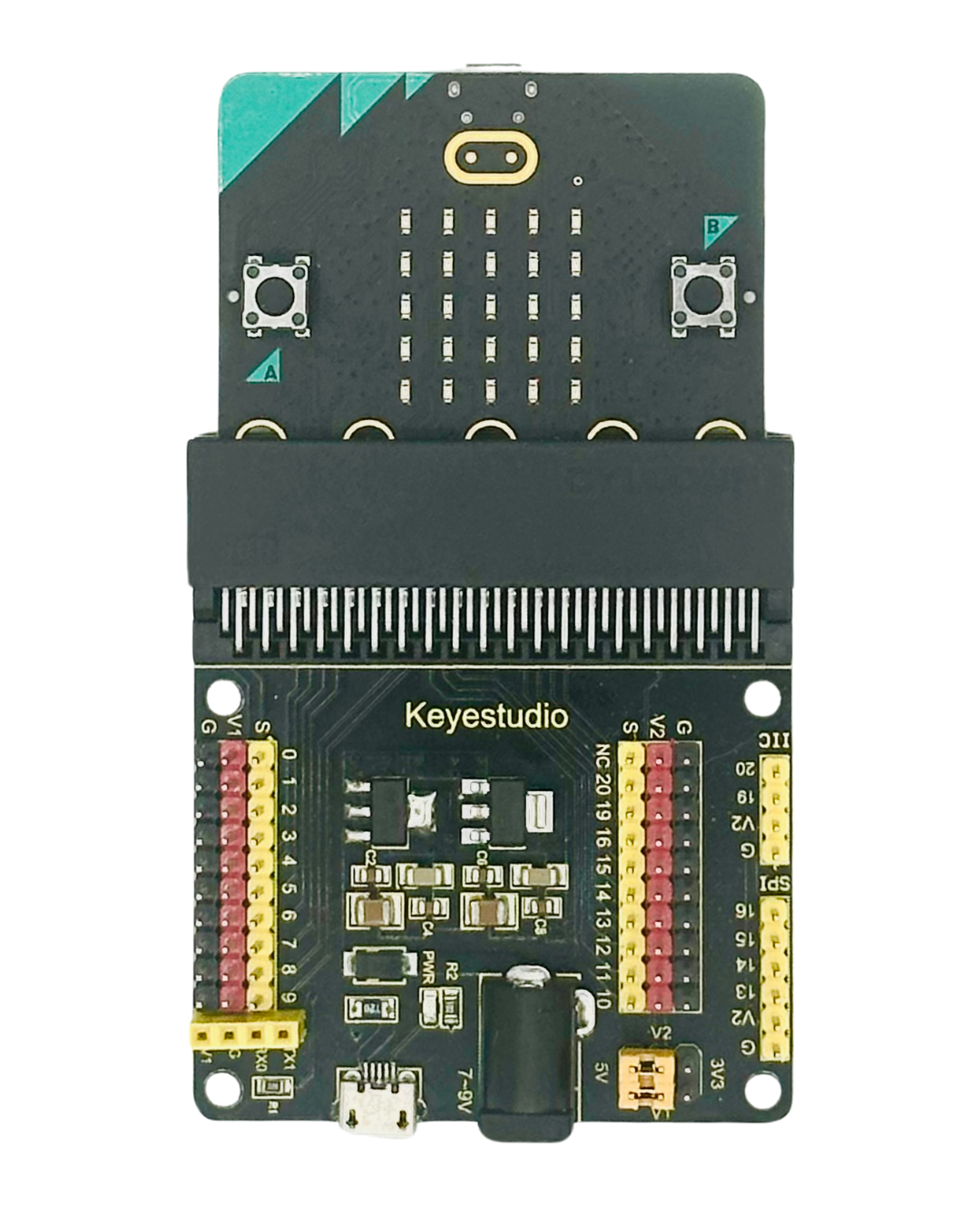 Shield Keyestudio e Placa Microbit