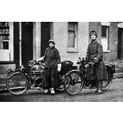 Jóvenes auxiliares del ejército inglés (Inspección general de suministro de forrajes).