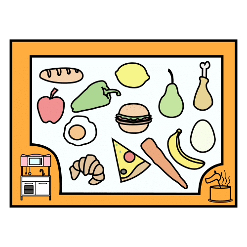 Diferentes tipos de alimentos