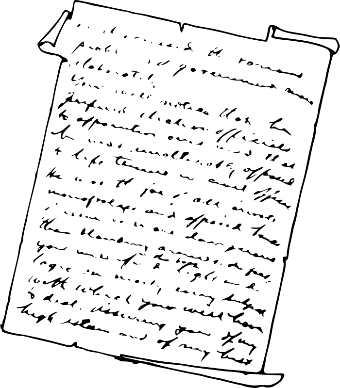 Carta manuscrita