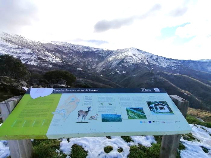 Montes nevados en O Courel