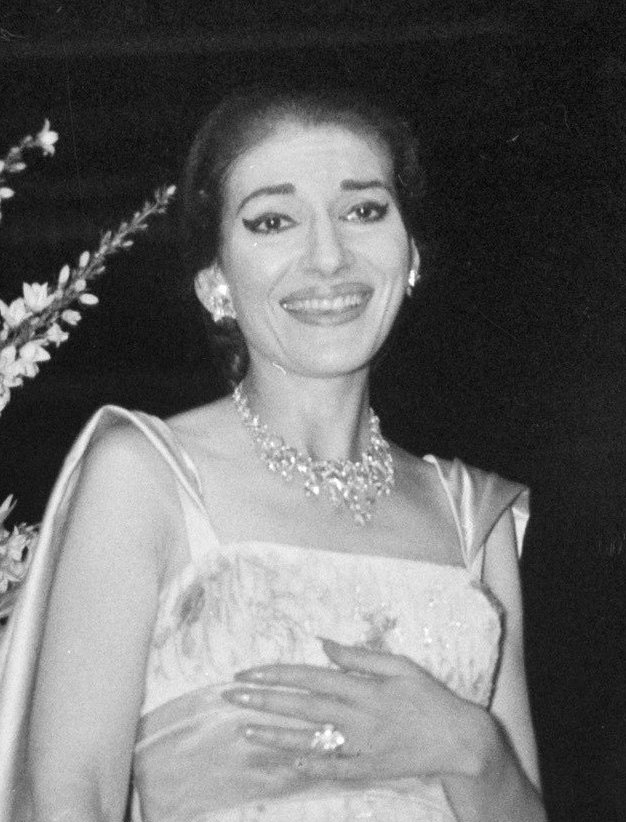 Fotografía da cantante María Callas