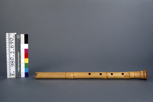 Instrumentos musical, un shakuhachi