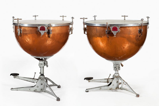 Instrumento musica, dous timbales sinfónicos