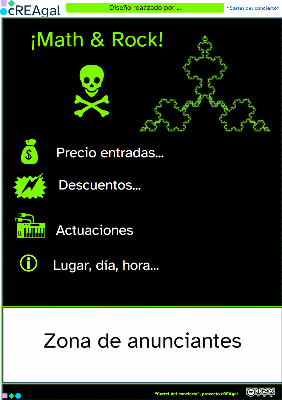 Cartel del concierto