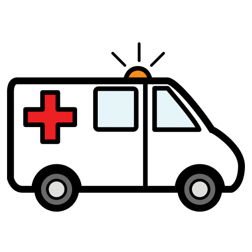Ambulancia coa sirena