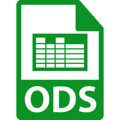 Símbolo dun ficheiro ODS
