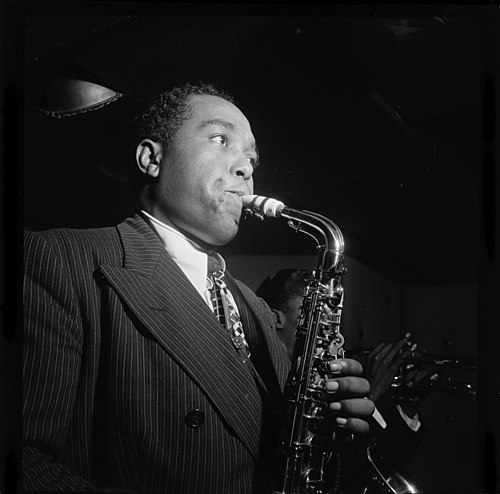 Retrato do saxofonista Charlie Parker