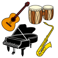 Conxunto de instrumentos musicais