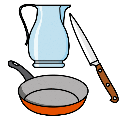 Pictograma de Arasaac: utensilios de cocina