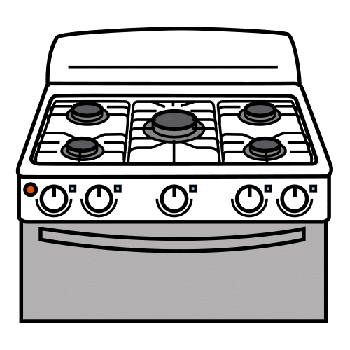 Pictograma que representa una cocina