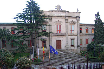 Fotografía do Pazo do Hórreo, sede do Parlamento de Galicia