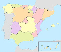 A imaxedun mapa das autonomías españolas