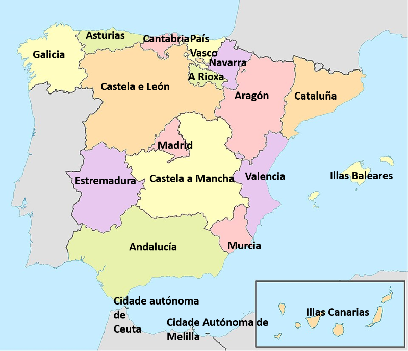 Mapa autonómico de España