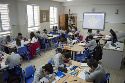 Fotografía dunha aula de primaria