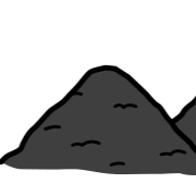 Montón de cenizas.