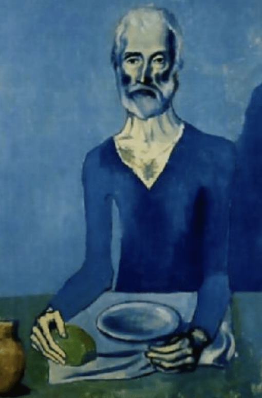 Cadro de Picasso etapa azul