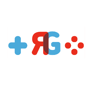 logotipo do Recuncho Gamer, formado por un R G azul en parte superposto ao R