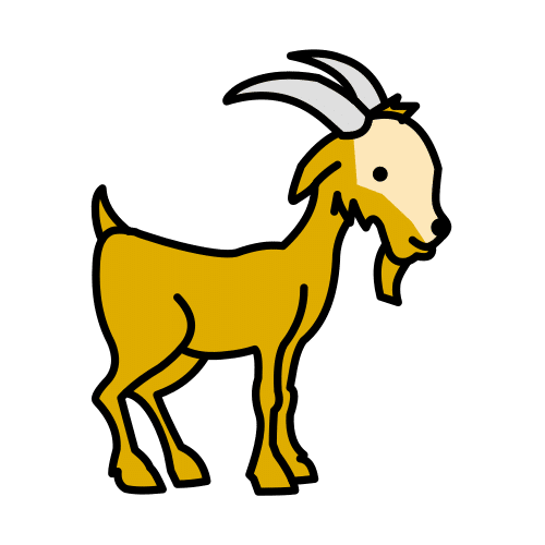 Pictograma dunha cabra