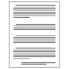 Pictograma dun texto en prosa.