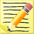 Bloc de notas con lápìz