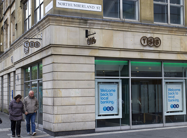 Sucursal do banco TSB en Newcastle