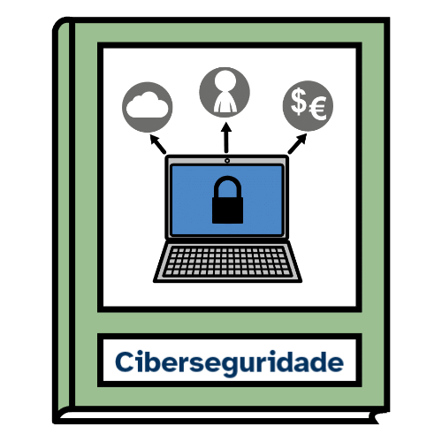 Pictograma dun libro coa imaxe dun ordenador conectado á rede