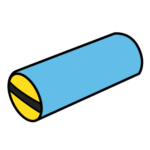 Pictograma dun cilindro.