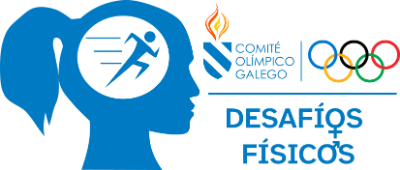 Icona dos desfíos físicos onde aparece unha cabeza dunha persoa e logo do COG.